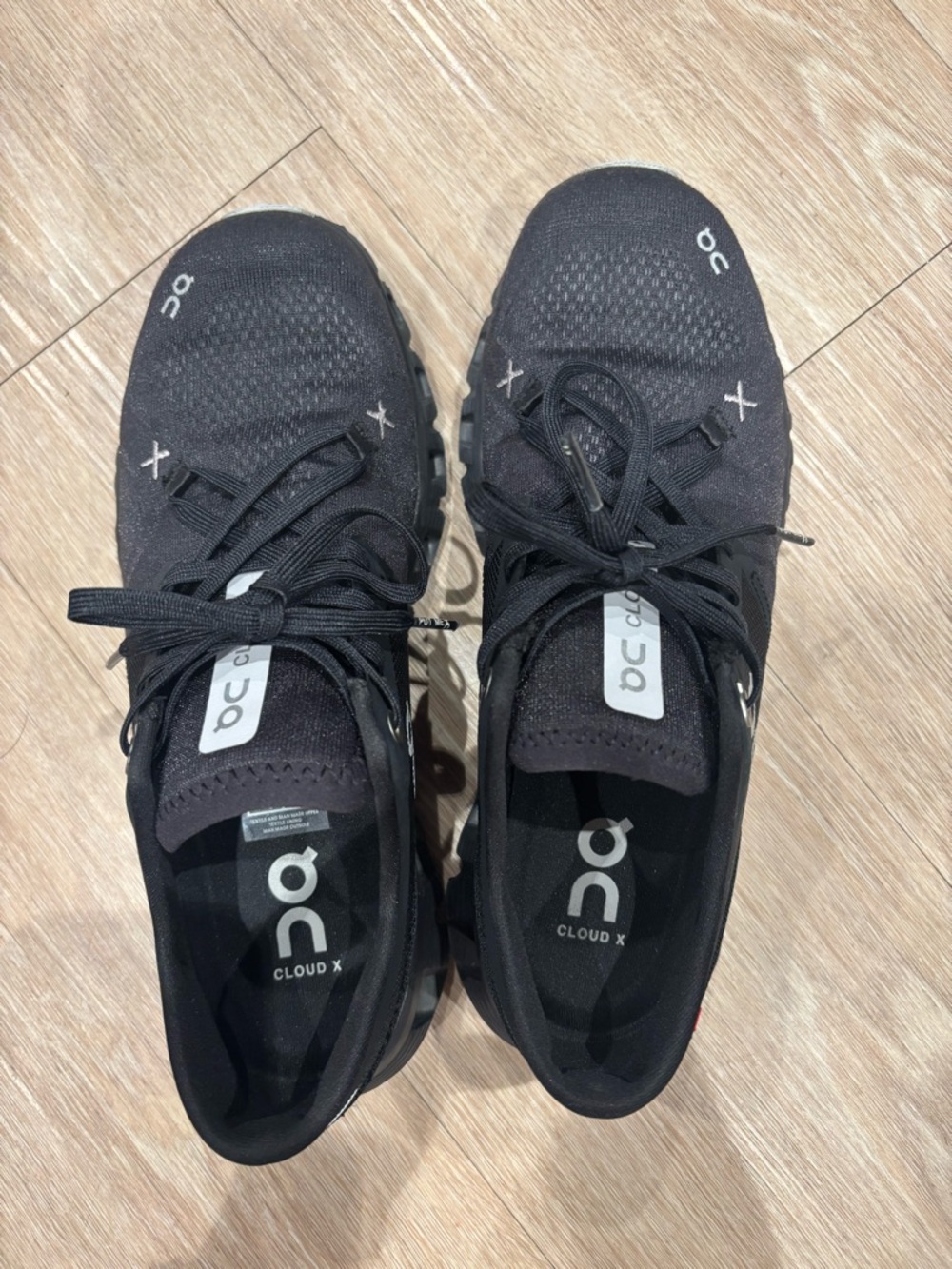 On Running Black Lace-Up Athletic Sneakers - Picture 3 of 6